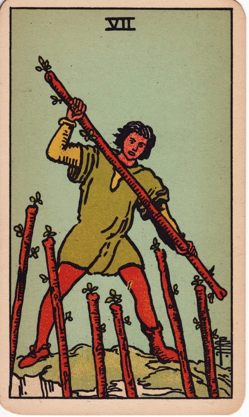 Seven of Wands